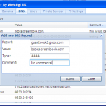 Add DNS records