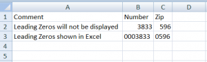 Leading Zeros in Excel with CSV