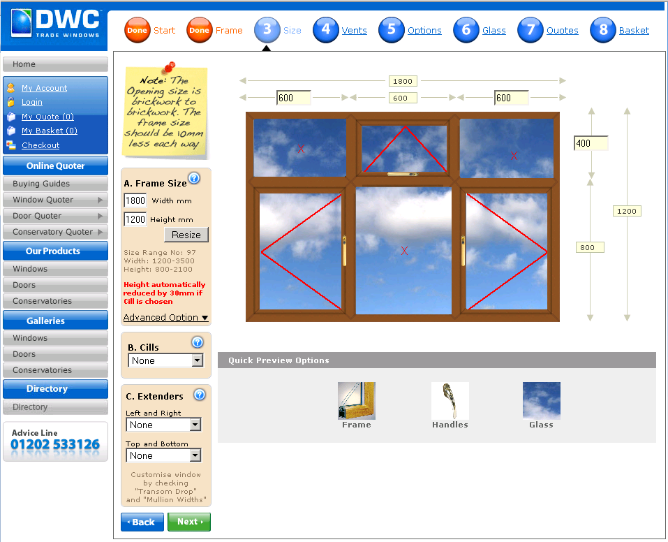 DWC Trade Windows
