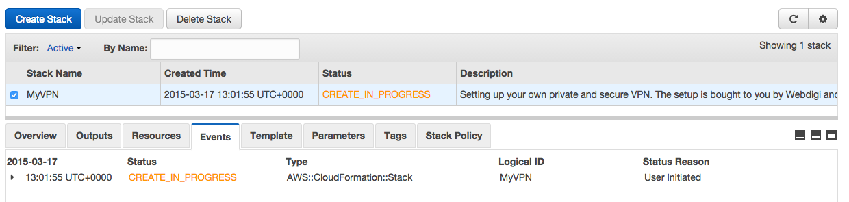 CloudFormation-CreateInProgress