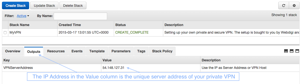 CloudFormation-Outputs 