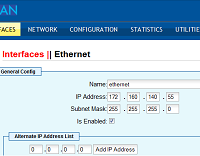 web application in a router