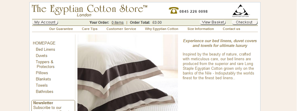 Egyptian Cotton Store